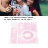 Yunir Kids Camera Instant Print,Body Stickers for Mini12 Instant Camera,PVC Creative Decorative Body Decal for Mini12 Instant Camera for DIY,Polka Dot Sunflower Pattern, Pink view 4