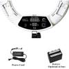 18inch LED Ring Lights with Tripod Lamp Kit 3200K-5500K Adjustable 1-100% Bi-Color 96W Fill Light CRI95+ for Make-up Vlog Beauty Salon Tattoo Studio (FD480 White) view 4