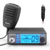 Radioddity CB-500 CB Radio Mobile Transceiver with Noise Reduction, AM FM, 4W Power Output, Instant Emergency Channel 9/19, Support PA System, and 7 Color Backlit Display, for Truckers view 1
