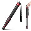 Manbily Camera Monopod, C-777L 36mm Tube Carbon Fiber Monopod with Walking Stick Handle, Portable Compact Lightweight for DSLR Cameras Travel, Max Load 40lbs view 1