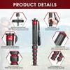Manbily Camera Monopod, C-777L 36mm Tube Carbon Fiber Monopod with Walking Stick Handle, Portable Compact Lightweight for DSLR Cameras Travel, Max Load 40lbs view 4