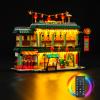 BrickBling LED Light Kit Compatible with Lego Family Reunion Celebration Chinese New Year Set, Remote Control Version Lighting Compatible with Lego 80113 (No Model) view 1