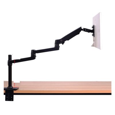 600mm 8013II Full Motion Rotate 17"-38" LCD Monitor Desktop Stand Mechanic Spring Arm Aluminum Monitor Load 3-11kg Long 3 Arm (Color : Black)