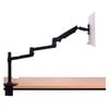 600mm 8013II Full Motion Rotate 17"-38" LCD Monitor Desktop Stand Mechanic Spring Arm Aluminum Monitor Load 3-11kg Long 3 Arm (Color : Black) view 1