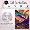 CGFGHHUY for Samsung Galaxy Tab A SM-T510 Case Detachable Wireless Keyboard and PU Leather Stand Cover Protective Tablet Case for Samsung Galaxy Tab A SM-T510/T515 10.1 inch - Forest Mountains view 3