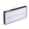 Fenxbzy APARO A1 Pixel Led Light Panel 10w RGBWW Led On Camera Light CRI 97+ 2000K-20000K Pixel-Mappable Light with Honeycomb Grid and Softbox,Magnet Adsorption Function,36 Lighting Effects view 3