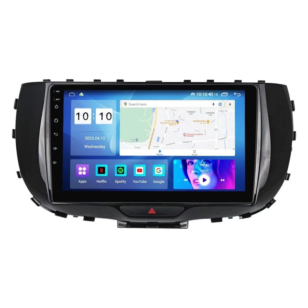 MekedeTech Android Car Radio Stereo GPS Navigation for Kia Soul SK3 2019 2020 Head Unit,1280 * 720 Touch Screen Upgrade with 4G LTE Wireless CarPlay/Android Auto,8 core 4+64G