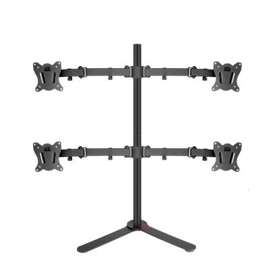 360 Rotate Big Base Full Motion 10"-27" 8kg LCD Table Mount Four Monitor Desktop Support Screen Stand Holder Quick Release