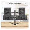 360 Rotate Big Base Full Motion 10"-27" 8kg LCD Table Mount Four Monitor Desktop Support Screen Stand Holder Quick Release view 4