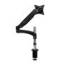 Aluminum 27inch 2-7kg 360 Rotate Clamp Air Press Gas Strut LCD Tv Table Mount Monitor Gas Spring Screen Desktop Support Bracket (Color : Black clamp Base) view 1