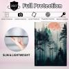 CGFGHHUY for Samsung Galaxy Tab A7 Lite Case Detachable Wireless Keyboard and PU Leather Stand Cover Protective Tablet Case for Samsung Galaxy Tab A7 Lite 8.7 inch 2021 - Forest Tree view 3