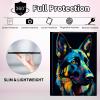 CGFGHHUY for Samsung Galaxy Tab A7 Lite Case Detachable Wireless Keyboard and PU Leather Stand Cover Protective Tablet Case for Samsung Galaxy Tab A7 Lite 8.7 inch 2021 - Blue Purple Cat view 3