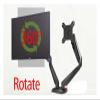 27" Full Motion Air Press Gas Strut Double LCD Tv Mount Dual Screen 360 Rotate 2 Monitor Desktop Support Holder Bracket (Color : DL-G224B) view 4