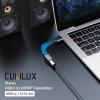 Cubilux USB to S/PDIF Transmitter for Music Playing, USB C to TOSLINK Output Adapter (Stereo Sound), USB Optical Audio Converter Suitable for iPhone 17/16/15 Series - Not for 7.1/5.1, NOT for TV view 2