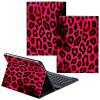 CGFGHHUY for Samsung Galaxy Tab A7 Lite Case Detachable Wireless Keyboard and PU Leather Stand Cover Protective Tablet Case for Samsung Galaxy Tab A7 Lite 8.7 inch 2021 - Pink Leopard Print view 1