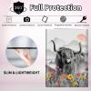 CGFGHHUY for Samsung Galaxy Tab A7 Lite Case Detachable Wireless Keyboard and PU Leather Stand Cover Protective Tablet Case for Samsung Galaxy Tab A7 Lite 8.7 inch 2021 - Cow Flowers view 3