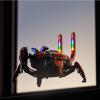 Mechanical Crab Bluetooth Speaker with Multicolor LED - Enhanced Stereo Sound, Deep Bass, Dual Pairing - 8H Playtime for Home, Party, and Outdoor Activities, Gray view 2