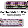 ID208 Plus Smart Watch Band, Lamshaw Stretch Elastics Nylon Adjustable Replacement Strap Accessories for Men & Women Compatible for Quican ID208 Plus 1.8 Inches, aeac ID208 Plus, WMK ID208 Plus 1.8 Inches Smart Watch, Fitpolo ID208 Plus 1.8'' Smart W view 4