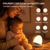 ZUZUKID Touch Night Light for Baby Nursery: Rechargeable Portable Kids Egg Nightlight Lamp with Feeding Timer for Todder Room, 3 Colors Temperatures Dimmable,Up to 200H(BPA-Free) view 2