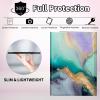 CGFGHHUY for Samsung Galaxy Tab A8 10.5 Case Detachable Wireless Keyboard and PU Leather Stand Cover Protective Tablet Case for Samsung Galaxy Tab A8 10.5 inch 2022 - Green Marble view 3