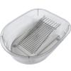 Laundry Basin with Washboard for Hand Washing, Pp, Gray view 1