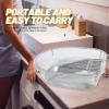 Laundry Basin with Washboard for Hand Washing, Pp, Gray view 3