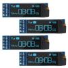 ACEIRMC 4pcs I2C Display Module 0.91 Inch I2C OLED Display Module I2C OLED Screen Driver DC 3.3V~5V 4PINS for Arduino ESP32 ESP8266 AVR PIC STM32 for Raspberry pi (10pcs Blue) view 2
