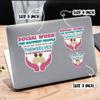 Social Work Sticker Happiest People Sticker Social Value Stickers Vinyl Decal Appreciation Gifts Stickers for Car Truck, Journal, Laptop, Water Bottle, Scrapbook, Bumper Stickers for Adults (5 inches) view 2