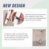 Aomufid Earphone Cord Strap With Anti-Lost Earphone Chain Around Neck Slide Adjustable Lanyard Y Necklace String Compatible With Airpods 3rd 2nd Generation Pro 3 2 1 (Chain_Steel) view 4