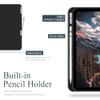 Antbox Case for iPad (A16) 11th (11'')/ 10th Generation (10.9'') High Grade Skin-Touch Vegan Leather with Built-in Pencil Holder Auto Sleep/Wake Function (Blue) view 4