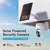 Outdoor Security Camera Wireless, 360 PTZ Remote Wireless Cameras for Home Security Solar Powered, 2K Solar Security Camera with Spotlight Color Night Vision, PIR Sensor, 2-Way Audio, 2 Pack view 2