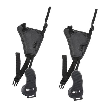Gadpiparty 2pcs Multifunctional Camera Wrist Strap Hand Grip for Dslr Mirrorless Cameras Comfortable Pu Material Securely Supports One-handed Shooting for Photographers