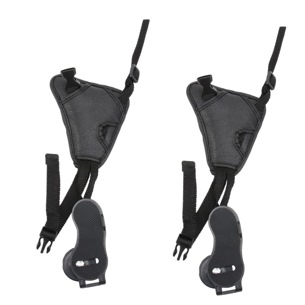 Gadpiparty 2pcs Multifunctional Camera Wrist Strap Hand Grip for Dslr Mirrorless Cameras Comfortable Pu Material Securely Supports One-handed Shooting for Photographers