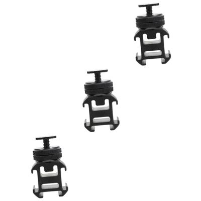 Gadpiparty 3sets Flash Hot Shoe Mount Adapter DSLR Camera Tripod Screw Fit for Live-Streaming Photography