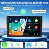 [8 Core 6G+128G] Android Radio for Toyota Yaris Vios 2007-2012 with Wireless Carplay Android Auto, 9 Inch IPS Touch Screen Car Stereo, Bluetooth 5.0, 32 EQ, GPS Navigation, 5GHz WiFi, 59UI, SWC view 3