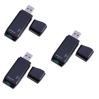 Gadpiparty 3pcs 2 USB 3.0 Micro Card Adapter OTG Reader c 1 for Mobiles Laptops Card Accessory