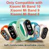 8-Pack Mi Band 10/9/8 Strap, Soft TPU Replacement Watch Bands with Secure Anti-Loss Clasp, Comfortable Sport Wrist Straps for Xiaomi Mi Smart Band 10/9/8 (8 Colors) view 2