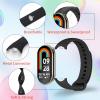 8-Pack Mi Band 10/9/8 Strap, Soft TPU Replacement Watch Bands with Secure Anti-Loss Clasp, Comfortable Sport Wrist Straps for Xiaomi Mi Smart Band 10/9/8 (8 Colors) view 3