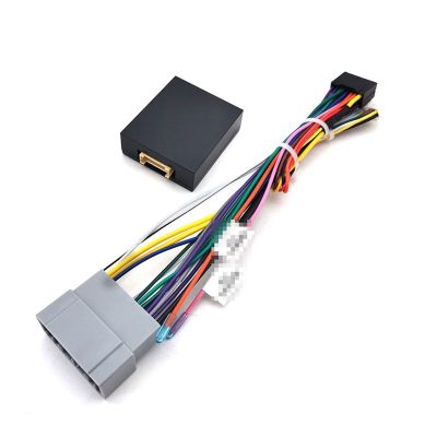 16 PIN Car Audio Android Power Cable Adapter with Canbus Box, Compatible with Compass 07~09, Grand Cherokee Wk 2005-2010