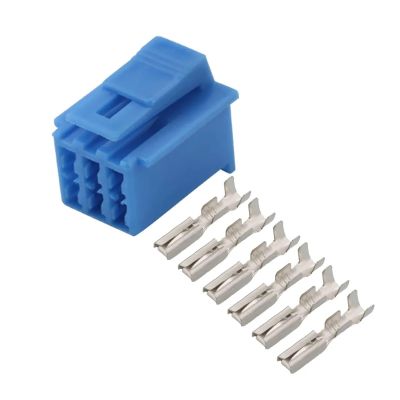 1/5/10/20 Sets 6 Pin Male and Female Electrical Motorcycle Cable Harness Connector 6090-1218 6090-1149 with Terminals (Color : Female Set, Size : 5Sets)