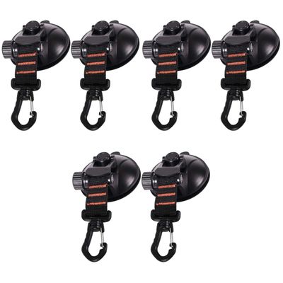 Kisangel 6pcs Multi-Purpose Cup Hooks for Bathroom Kitchen Outdoor Use Easy to Install Heavy Duty Window Door Hangers Reusable Removable Hooks for Towel Shower and Camping Gear