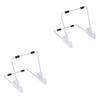 HOMSFOU 2pcs Lazy Tablet Mount Aluminum Desktop Stand for Hands Viewing Compatible Tablets for Gaming Reading and Video Streaming White view 1