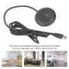 2in Desktop Power Grommet, USB, Type C 5V Input Fast Charging Station, Desk Hole Grommet Recessed Outlet, Round Desktop Conference Room Power Grommet Outlet view 2