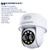 MICROSEVEN M7D4MP-PTZ4X-WPSAA 2K (4MP) IP WiFi (2.4/5GHz) POE PTZ Professional Open Source Security Dome Camera with Dual Lenses 4X Digital Auto Zoom view 2