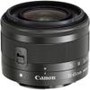 Canon EF-M 15-45mm f/3.5-6.3 is STM Zoom Lens (Graphite) (0572C002) + Filter Kit + Cap Keeper + Cleaning Kit (Renewed) view 2