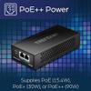 TRENDnet 2.5G PoE++ Injector, TPE-219GI, Supplies (90W), (30W),(15.4W), 2.5GBASE-T RJ-45 Port, IEEE 802.3bt/802.3at/802.3af Compliant, Metal Housing, Network a Device up to 100m (328 ft.), Black view 4