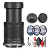 Canon RF-S 55-210mm f/5-7.1 is STM Lens (Canon RF) for Landscape, Portrait, & Travel Photos/Videos (5824C002) + Filter Kit + Cap Keeper + Cleaning Kit (Renewed) view 1