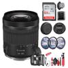 Canon RF 24-105mm f/4-7.1 is STM Lens (4111C002) + 64GB Memory Card + Filter Kit + Backpack + Card Reader + Flex Tripod + Memory Wallet + Cap Keeper + Cleaning Kit + Hand Strap (Renewed) view 1