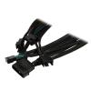 Black Sleeved 16 Inches ATX PSU IDE Molex to 4 X PWM 4-pin CPU Case Cooling Fan Splitter Hub Power Adapter Cable W/RPM Feedback view 1