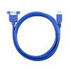 Tongkat USB 3.0 Male to Female Extension Cable with Panel Mount Screw Lock Connector Adapter Cord Fit Fit Compatible Computer (with Screws)(180cm) view 3